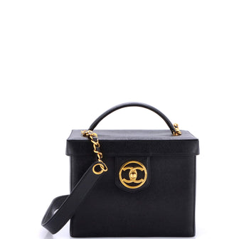 Chanel Vintage Vanity Case Caviar Small