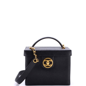 Chanel Vintage Vanity Case Caviar Small