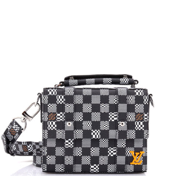 Louis Vuitton Flap Soft Trunk Messenger Bag Limited Edition Distorted Damier