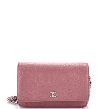 Chanel Wallet on Chain Camellia Lambskin