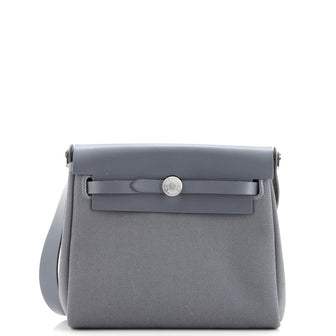 Hermes Herbag Zip Toile and Leather 20