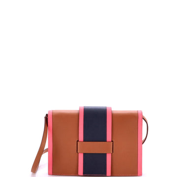 Hermes H Passant Clutch Shoulder Bag Evercolor