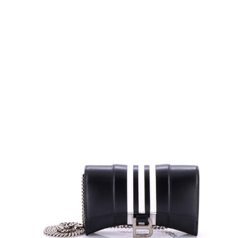 Balenciaga x adidas Hourglass Chain Wallet Leather