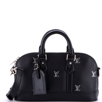 Louis Vuitton Alma Handbag LV Blason Calf Leather East West