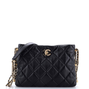 Chanel Crush on Chains Hobo Quilted Lambskin