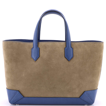 Hermes Maxibox Cabas Doblis Suede with Epsom 30