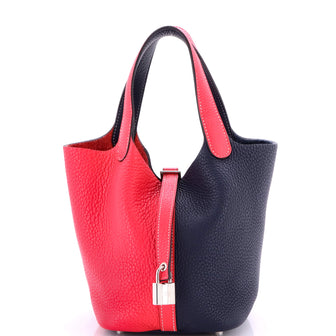 Hermes Casaque Picotin Lock Bag Clemence PM