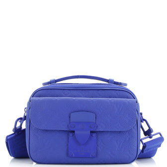 Louis Vuitton S Lock Messenger Bag Monogram Taurillon Leather