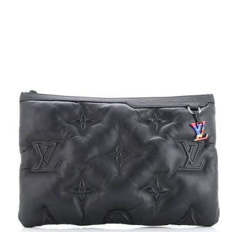 Louis Vuitton A4 Pouch Monogram Puffer Lambskin