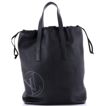Louis Vuitton Cabas Light Drawstring Bag Initials Taurillon Leather