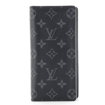 Louis Vuitton Brazza Wallet Monogram Eclipse Canvas