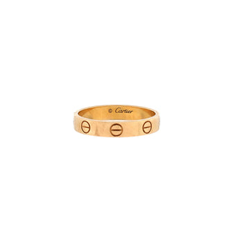 Cartier Love Wedding Band Ring 18K Yellow Gold