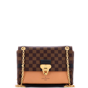 Louis Vuitton Vavin Handbag Damier with Leather PM