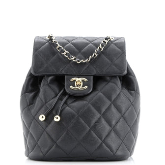 Chanel Urban Spirit NM Backpack Quilted Caviar Mini