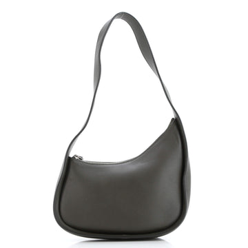 The Row Half Moon Shoulder Bag Leather