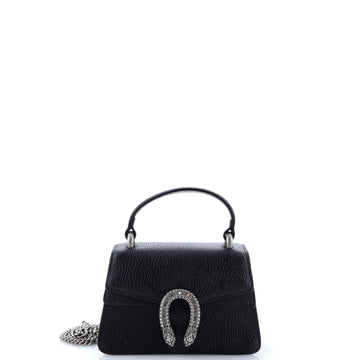 Gucci Dionysus Top Handle Bag Leather with Crystals Mini