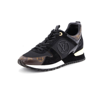 Louis Vuitton Women's Run Away Sneakers Mesh with Monogram Canvas and Suede