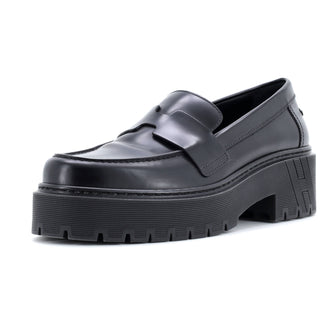 Hermes Women's Hitch Platform Loafers Leather