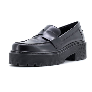 Hermes Women's Hitch Platform Loafers Leather