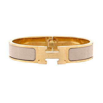 Hermes Clic H Bracelet Enamel Narrow