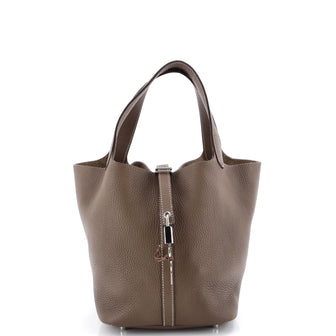 Hermes Picotin Lock Bag Clemence MM