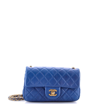Chanel Pearl Crush Flap Bag Quilted Lambskin Mini
