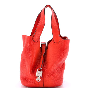 Hermes Picotin Lock Bag Clemence PM