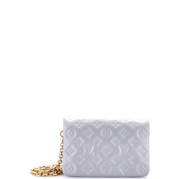 Louis Vuitton Coussin Pochette Monogram Embossed Lambskin
