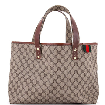 Gucci Web Loop Tote GG Coated Canvas Medium