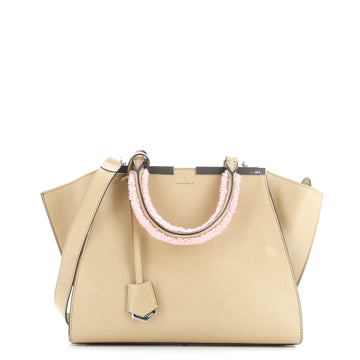 Fendi 3Jours Bag Leather with Shearling Petite