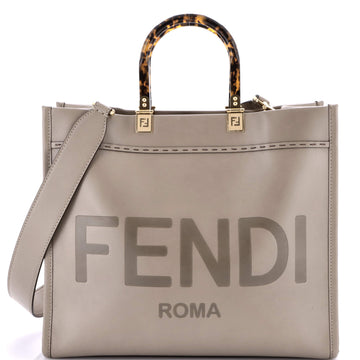 Fendi Sunshine Shopper Tote Leather Medium