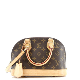 Louis Vuitton Alma Handbag Monogram Canvas BB