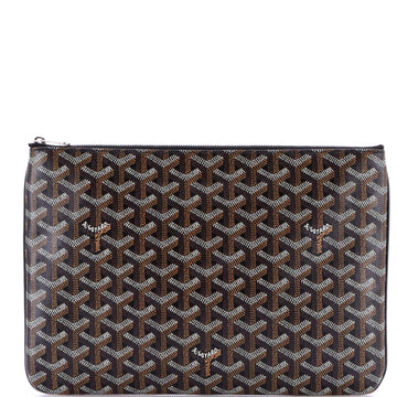 Goyard Senat Zip Pouch Coated Canvas MM
