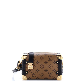 Louis Vuitton Side Trunk Handbag Reverse Monogram Canvas PM