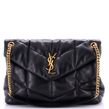 Saint Laurent Loulou Puffer Shoulder Bag Quilted Leather Medium