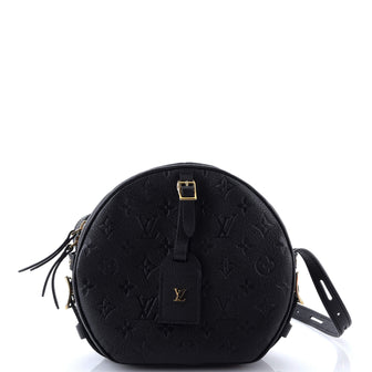 Louis Vuitton Boite Chapeau Souple Bag Monogram Empreinte Leather MM
