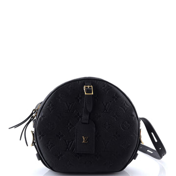 Louis Vuitton Boite Chapeau Souple Bag Monogram Empreinte Leather MM