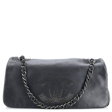 Chanel Studded CC Flap Bag Lambskin East West