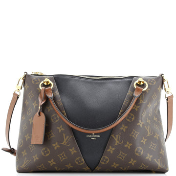 Louis Vuitton V Tote Monogram Canvas and Leather MM