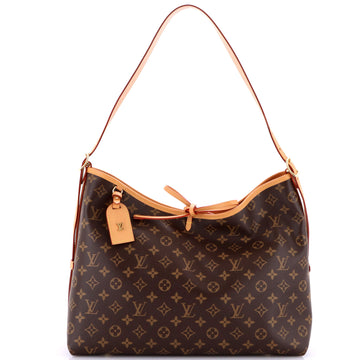 Louis Vuitton CarryAll Hobo Monogram Canvas MM