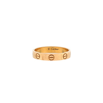 Cartier Love Wedding Band Ring 18K Yellow Gold