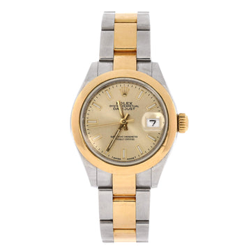 Rolex Oyster Perpetual Datejust Automatic Watch Stainless Steel and Yellow Gold 28
