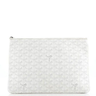 Goyard Senat Zip Pouch Coated Canvas MM