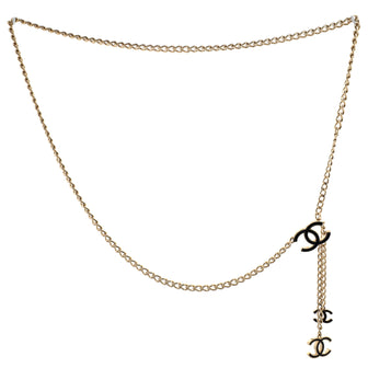 Chanel CC Charm Chain Belt Metal with Enamel