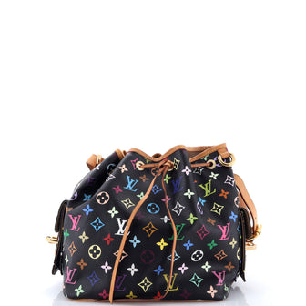 Louis Vuitton Petit Noe Handbag Monogram Multicolor