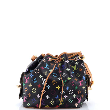 Louis Vuitton Petit Noe Handbag Monogram Multicolor