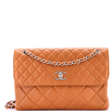 Chanel In The Business Flap Bag Quilted Calfskin Maxi