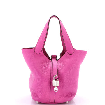Hermes Picotin Lock Bag Clemence PM
