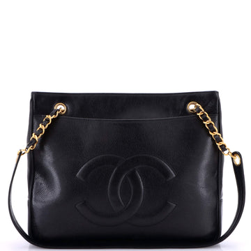 Chanel Vintage Timeless Zip Tote Caviar Medium