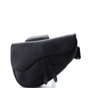 Christian Dior Saddle Crossbody Bag Leather